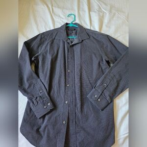 Banana Republic Black and White Patterned Shirt